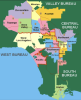 Map of police districts in Los Angeles